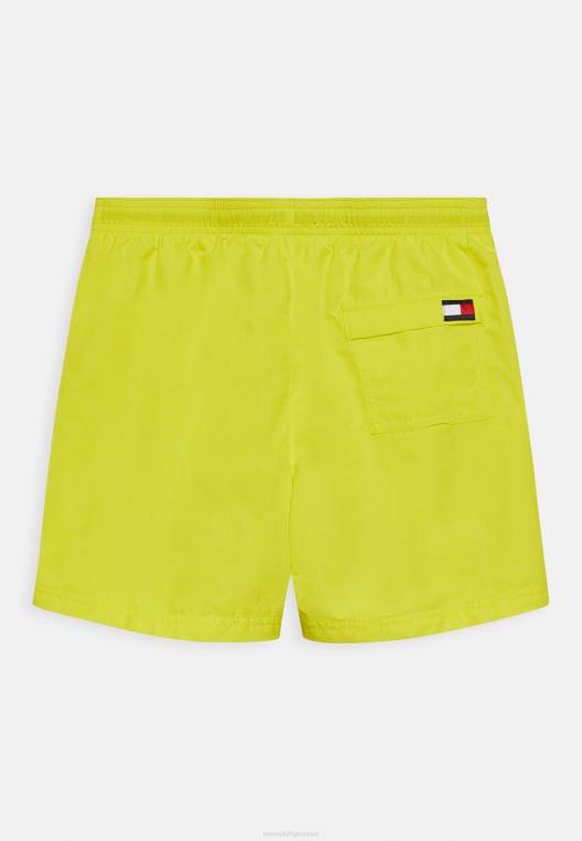 מכנסי שחייה עם שרוך בינוני NX206180 צהוב מגנטי Tommy Hilfiger