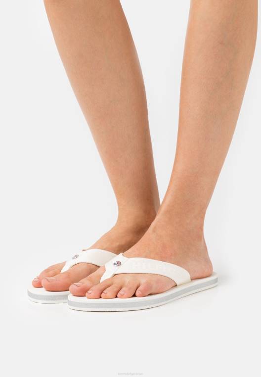 סנדלי טי בר על חוף גליטר NX206183 אקרו Tommy Hilfiger