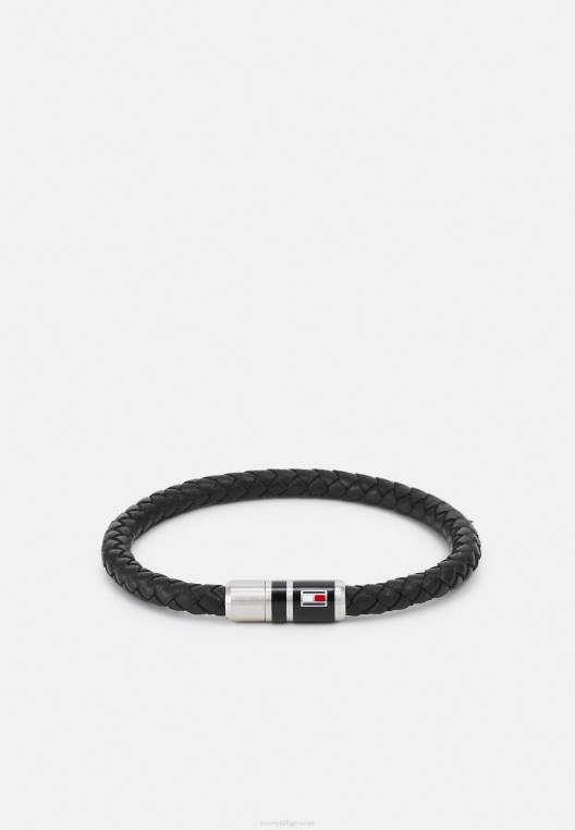 צמיד קלוע NX206221 שָׁחוֹר Tommy Hilfiger
