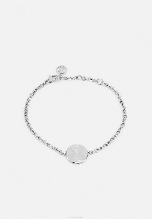 צמיד משפחתי פרחים טריים NX206242 בצבע כסף Tommy Hilfiger