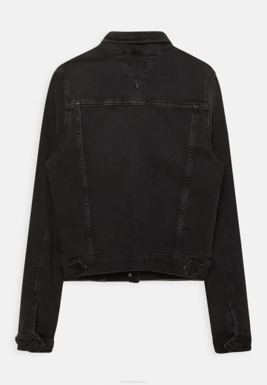 ז'קט ג'ינס רגיל של משאית NX206270 שחורה Tommy Hilfiger