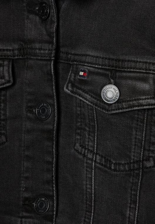 ז'קט ג'ינס רגיל של משאית NX206270 שחורה Tommy Hilfiger