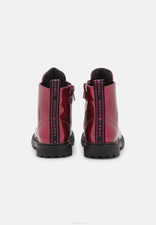 מגפונים עם שרוכים NX206274 בורדו Tommy Hilfiger