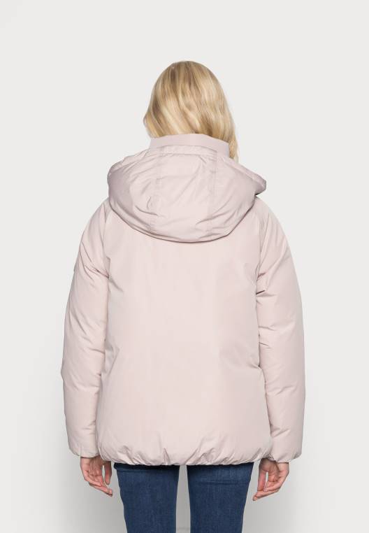 מעיל פוך עם קפוצ'ון NX206306 בז 'מאוזן Tommy Hilfiger