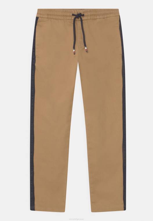 סרט משיכה במכנסיים NX206320 חאקי קלאסי Tommy Hilfiger