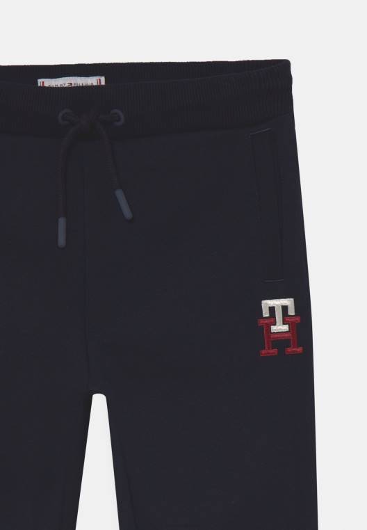תחתונים של אימונית לשני המינים עם מונוגרמה NX206328 כחול כהה Tommy Hilfiger