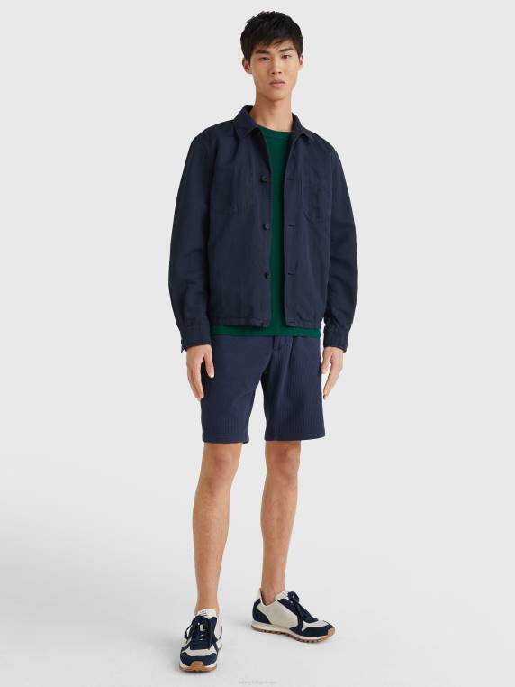 ז'קט חולצה מוגבה NX20632 שמיים מדבריים Tommy Hilfiger