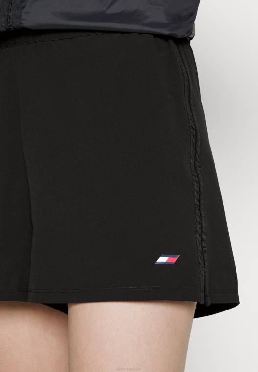 מכנסי ספורט רגילים לאימון סורונה NX206343 שָׁחוֹר Tommy Hilfiger