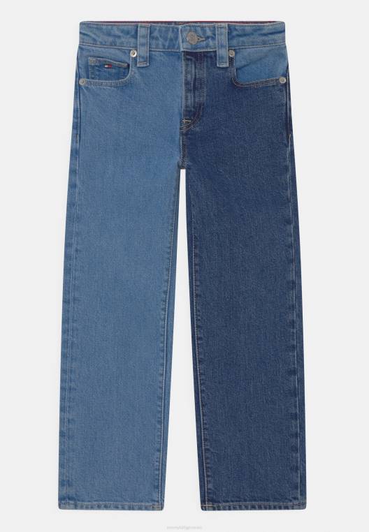 ג'ינס עם רגליים ישרות של חברה קולורבלוק NX206347 ג'ינס כחול Tommy Hilfiger