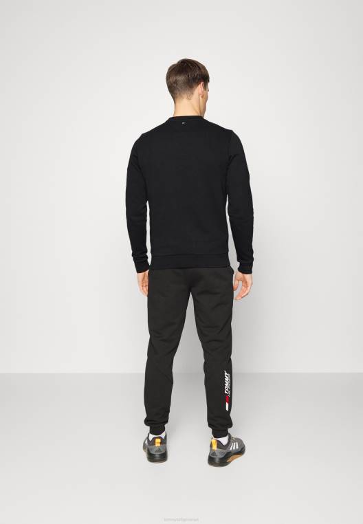 סווטשירט צוות חיוני NX206371 שָׁחוֹר Tommy Hilfiger