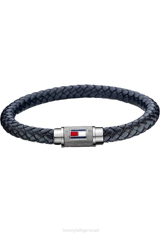 צמיד ליבה מזדמן NX206375 בצבע כסף/כחול Tommy Hilfiger