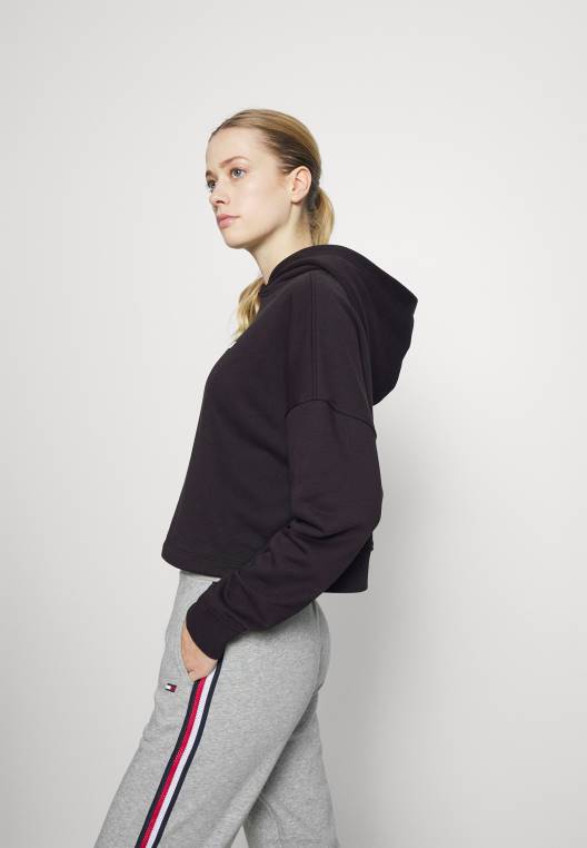 קפוצ'ון גרפי רגיל NX206398 שָׁחוֹר Tommy Hilfiger