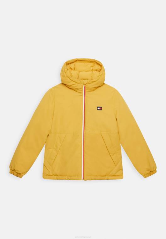 מעיל חורף מרופד חיוני NX206403 צהוב טוסקני Tommy Hilfiger