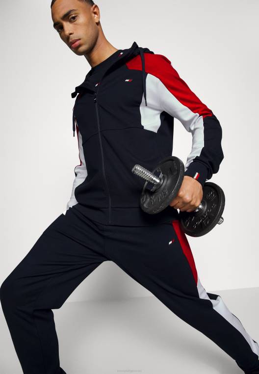 תחתונים של אימונית מכנסיים בצבע חסום NX206405 שמיים מדבריים Tommy Hilfiger