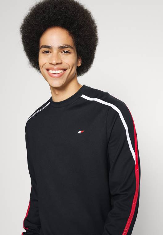 סווטשירט צוות לקצץ NX206460 שמיים מדבריים Tommy Hilfiger