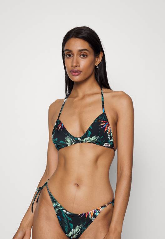 חולצת ביקיני משולשת כהה NX206461 אפל Tommy Hilfiger