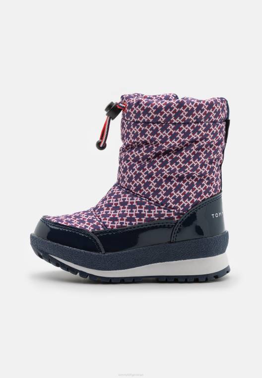 מגפי חורף NX206463 כחול/בורדו Tommy Hilfiger