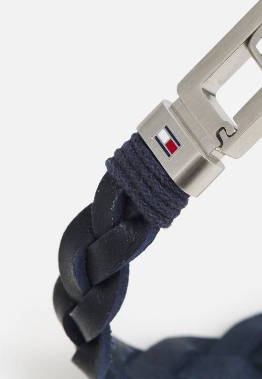 צמיד צמה שטוח NX206467 כחול/כסף Tommy Hilfiger