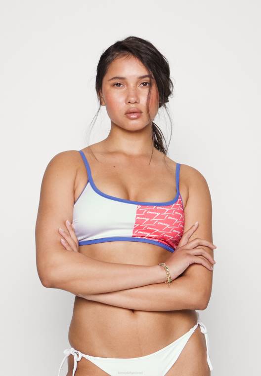 חולצת ביקיני ברלט NX206478 איריס כחול Tommy Hilfiger