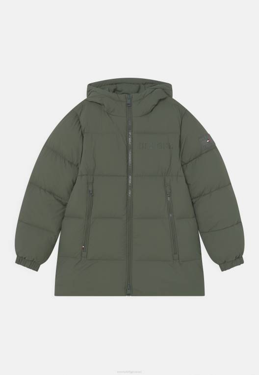 מעיל חורף גבוה NX206504 ירוק אבלון Tommy Hilfiger