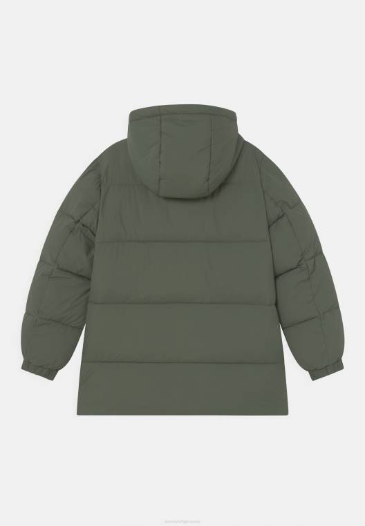 מעיל חורף גבוה NX206504 ירוק אבלון Tommy Hilfiger