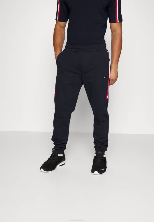 תחתוני אימונית עם פסים גלובליים NX206524 שמיים מדבריים Tommy Hilfiger