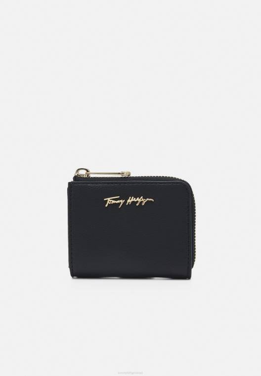 מחזיק שמחה עם ארנק רוכסן NX206528 שָׁחוֹר Tommy Hilfiger