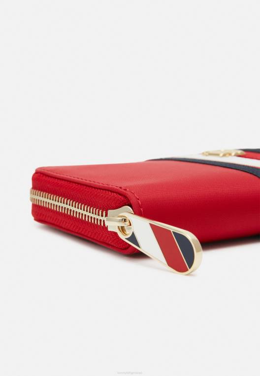 ארנק פרג גדול NX206533 אדום ראשוני Tommy Hilfiger