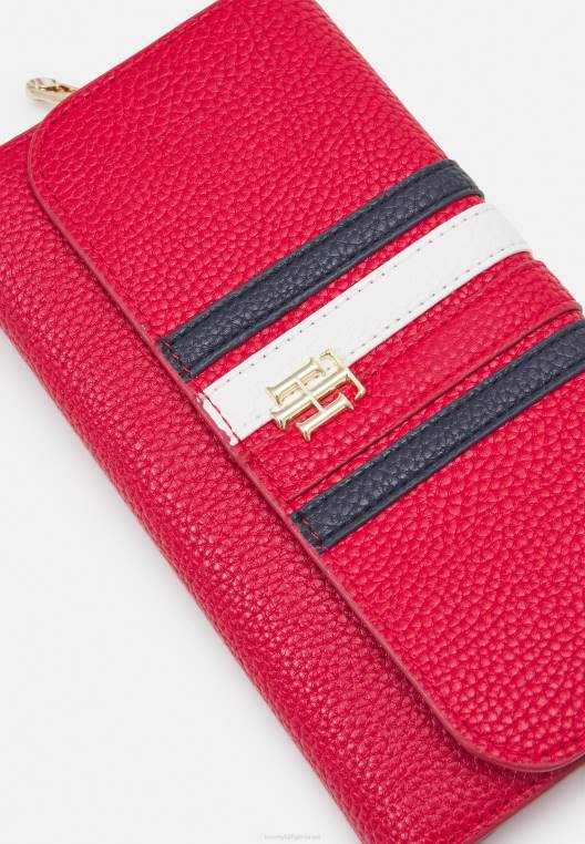 אלמנט ארנק דש גדול NX206536 אדום ראשוני Tommy Hilfiger