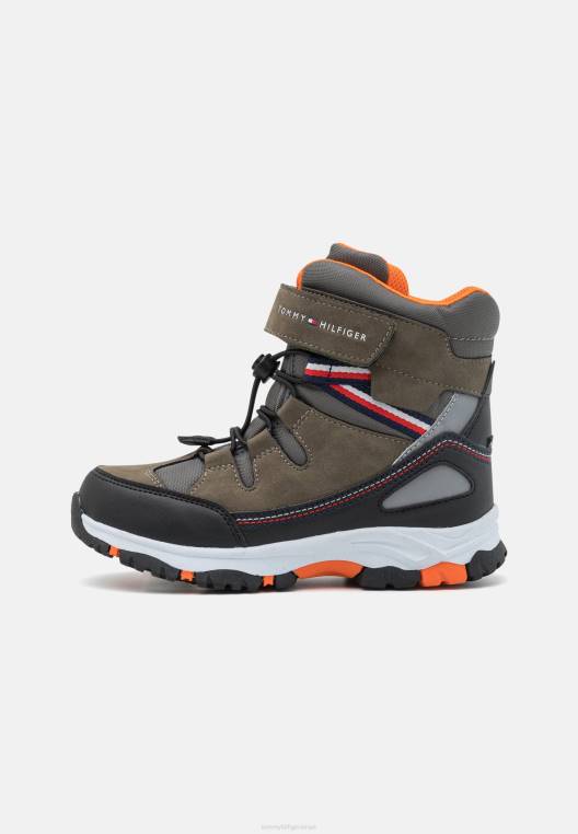 מגפי חורף לשני המינים NX206537 ירוק צבאי Tommy Hilfiger