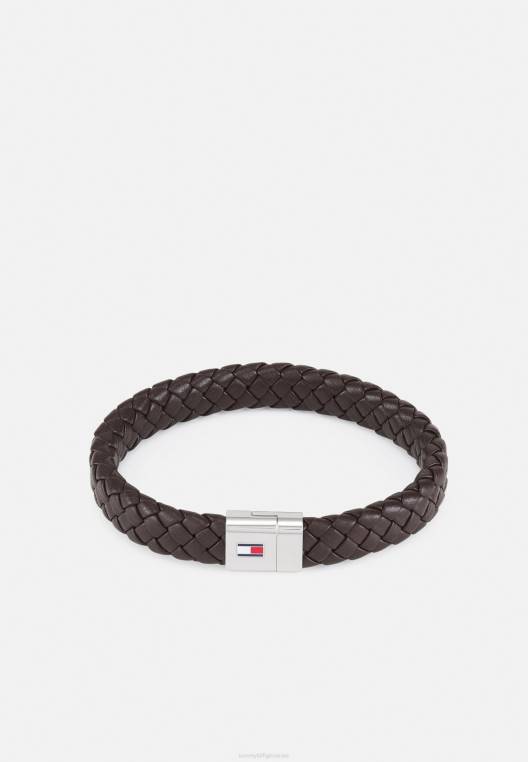 צמיד צמה עגול NX206538 בראון Tommy Hilfiger