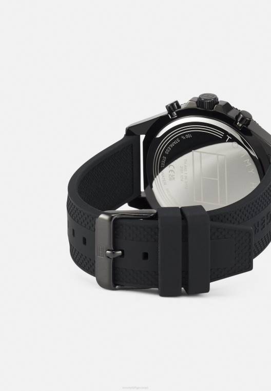 שעון לארסון NX206606 שָׁחוֹר Tommy Hilfiger