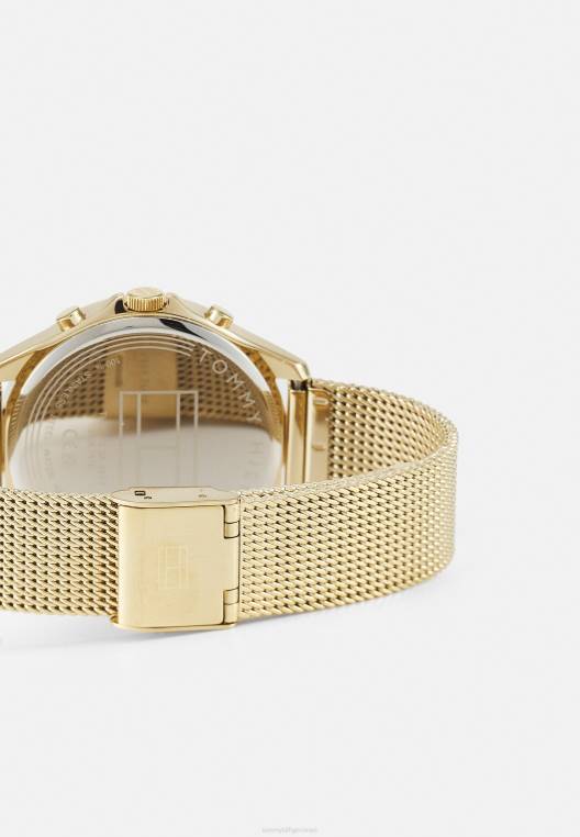 שעון כרונוגרף קווין NX206609 בצבע זהב Tommy Hilfiger