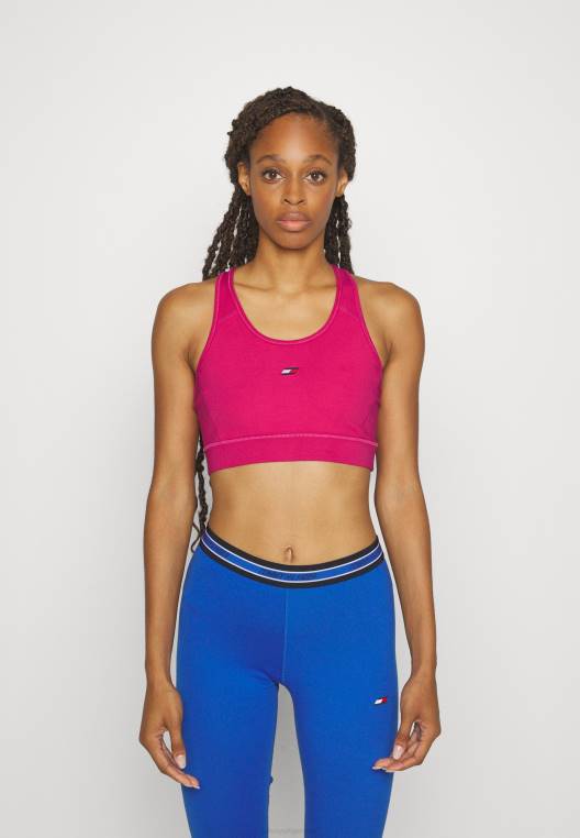 חזיית ספורט חיונית בעוצמה בינונית NX206615 מגנטה אקסצנטרי Tommy Hilfiger