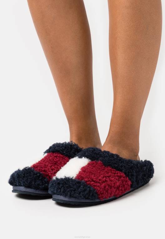 נעלי בית NX206628 אדום לבן כחול Tommy Hilfiger
