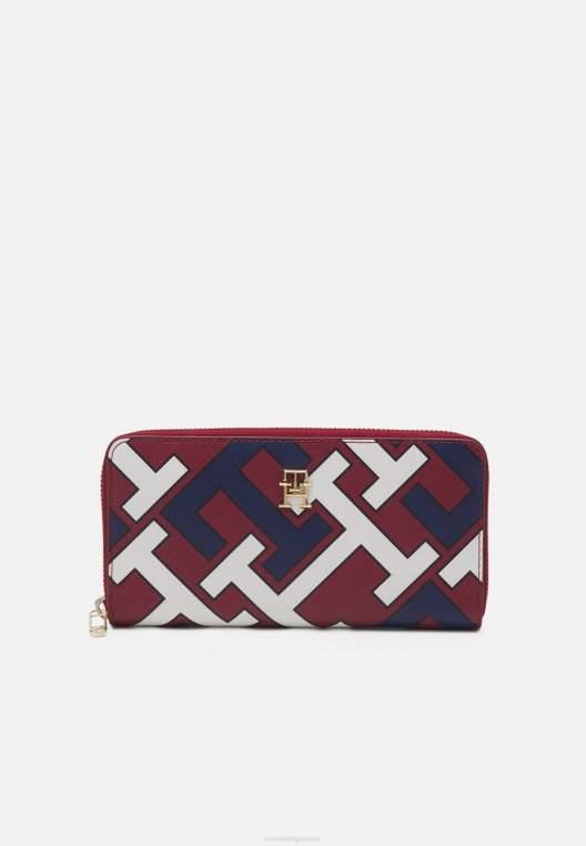 ארנק מונוגרמה איקוני NX206630 אָדוֹם Tommy Hilfiger