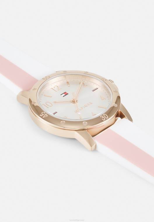 בנות צופים בשעון NX206644 ורד לבן Tommy Hilfiger
