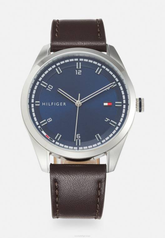 שעון גריפין NX206655 חום/כחול Tommy Hilfiger