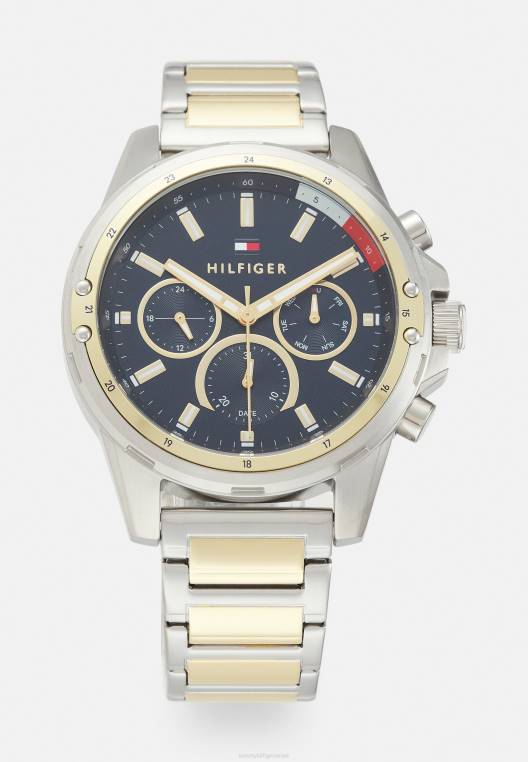 שעון כרונוגרף מייסון NX206665 בצבע כסף/כחול Tommy Hilfiger