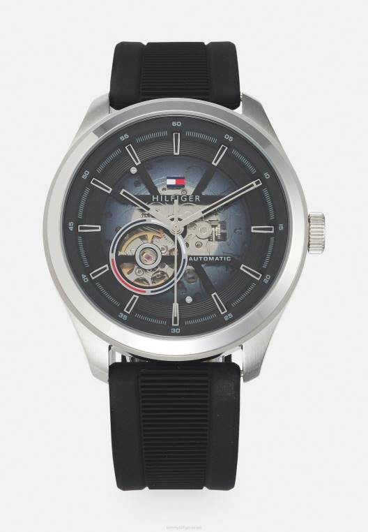 שעון אוליבר NX206671 בצבע שחור/כסף Tommy Hilfiger