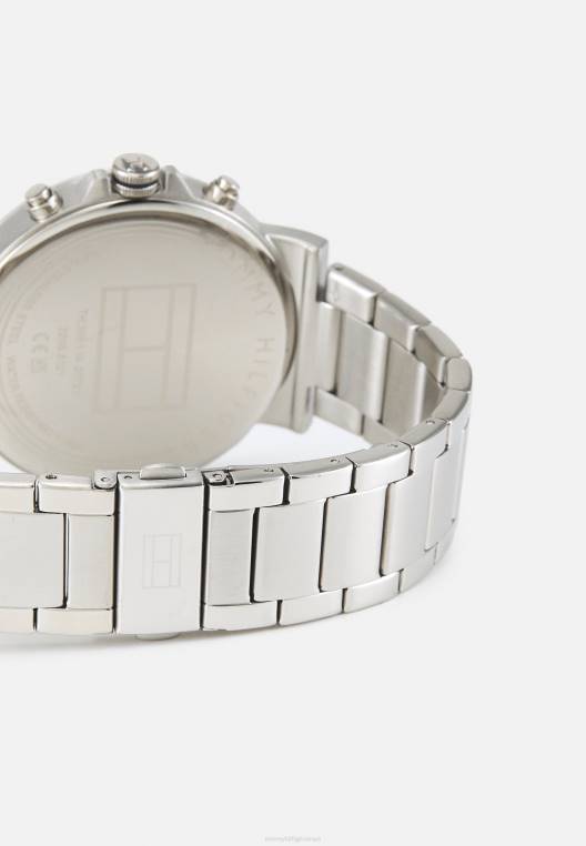 שעון כרונוגרף של דניאל NX206694 בצבע כסף/כחול Tommy Hilfiger