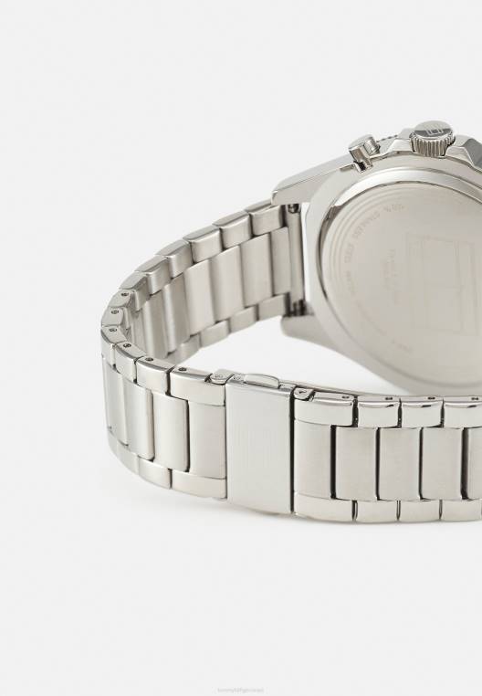 שעון כרונוגרף של לרסון NX206696 בצבע כסף/כחול Tommy Hilfiger