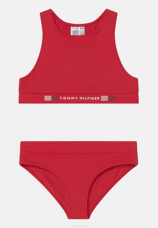 ביקיני סט קרופ טופ NX206719 אדום ראשוני Tommy Hilfiger