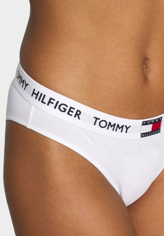 תחתוני ביקיני NX206728 לבן קלאסי Tommy Hilfiger