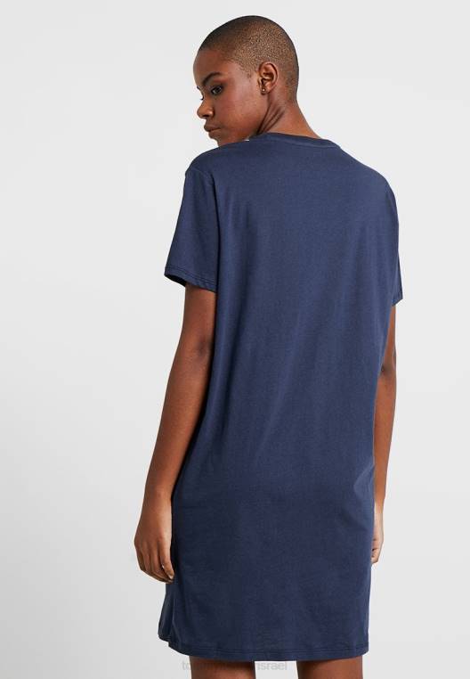 שמלת כותונת לילה עם חצי שרוול NX206765 בלייזר נייבי Tommy Hilfiger