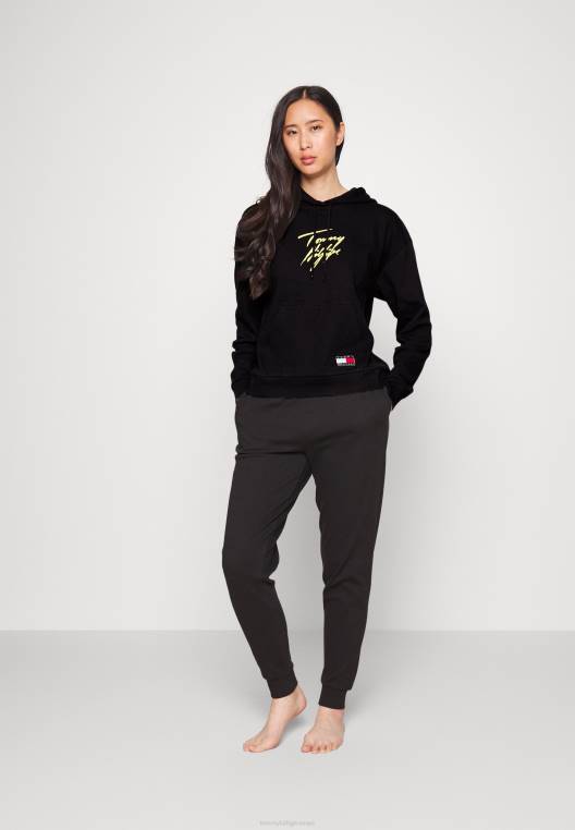 חולצת פיג'מה עם קפוצ'ון NX206776 שָׁחוֹר Tommy Hilfiger