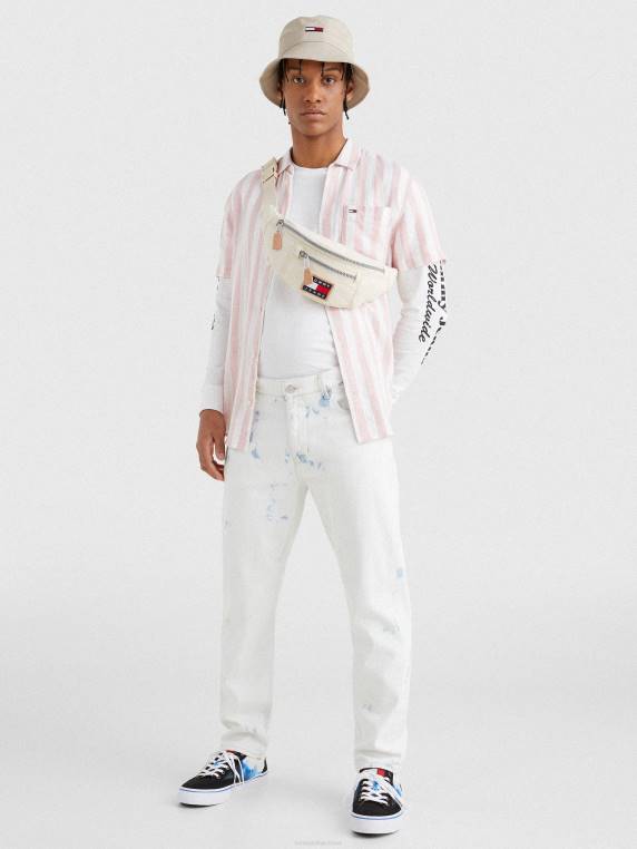 ג'ינס מחודד משויש משויש NX20677 צבע ג'ינס Tommy Hilfiger