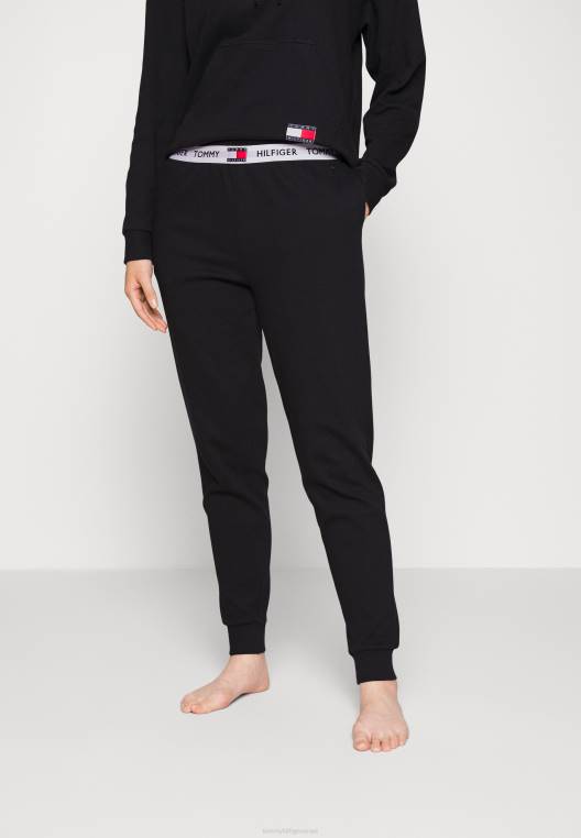 תחתוני פיג'מה מכנסיים NX206796 שָׁחוֹר Tommy Hilfiger