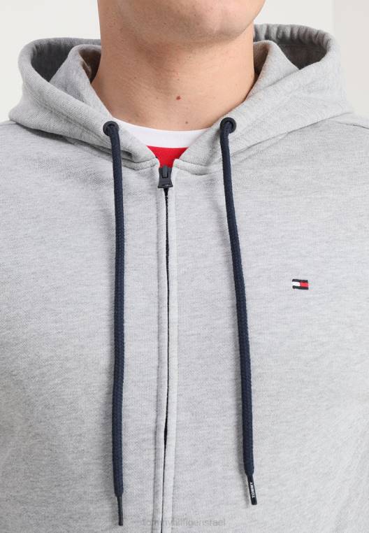 חולצת פיג'מה קפוצ'ון NX206804 אפור Tommy Hilfiger