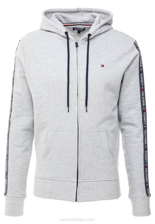 חולצת פיג'מה קפוצ'ון NX206804 אפור Tommy Hilfiger
